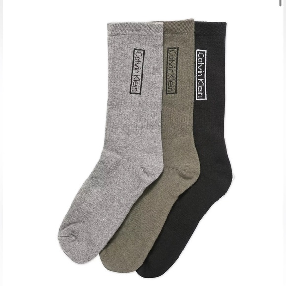 Calvin Klein Other - 3 pack Calvin Klein cushioned crew socks NWT